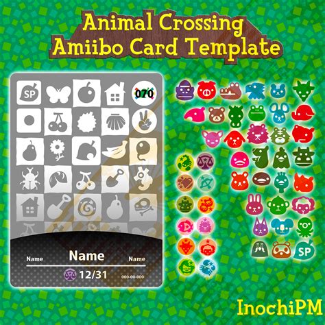 Printable Animal Crossing Amiibo Card Template